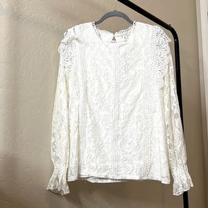 Ivory Women’s Lace blouse.